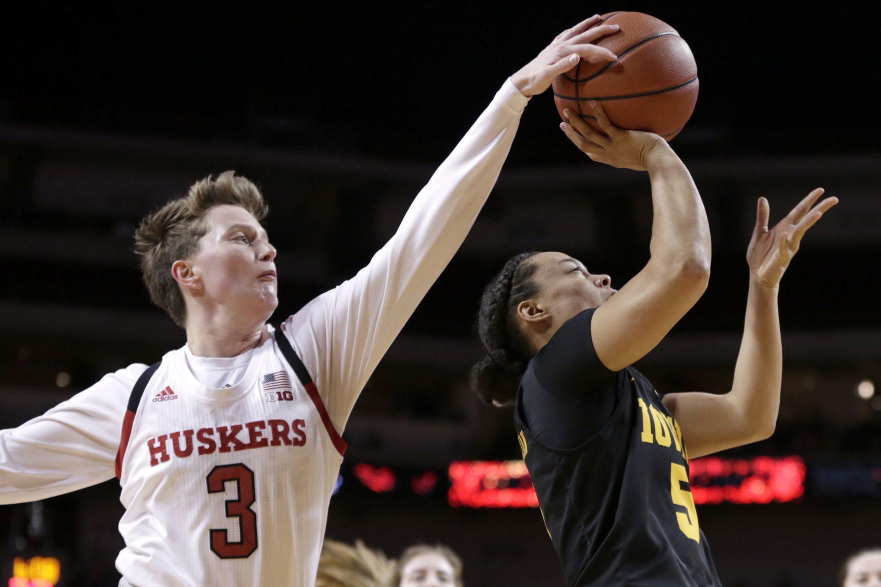 Iowa Nebraska Basketball